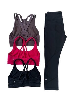 4 piece Lululemon x Soul Cycle bundle